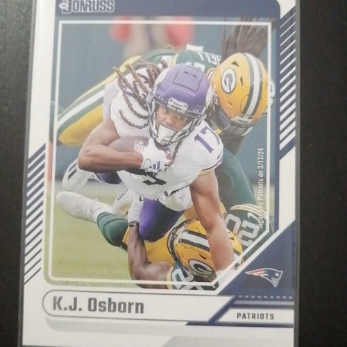 K.J. Osborn 2024 Panini Donruss card like new