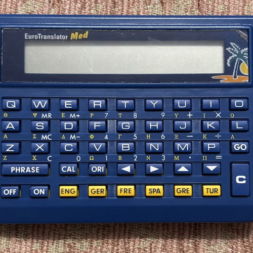 Hexaglot EuroTranslator MED electronic translator used
