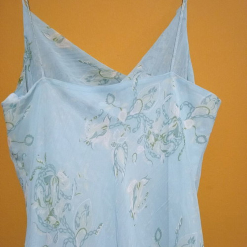 Zero Floral Maxi Dress Size 42 XL New, Turquoise Multicolor