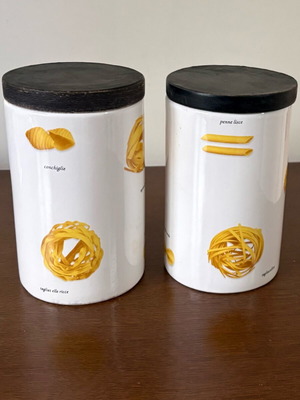 MSA Home Collection storage jars used, set of 2