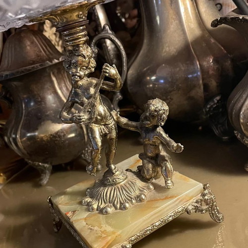 Rococo crystal bronze German piece of exceptional quality