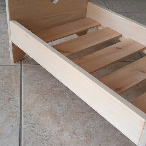 Handmade wooden bed new without chemical varnishes