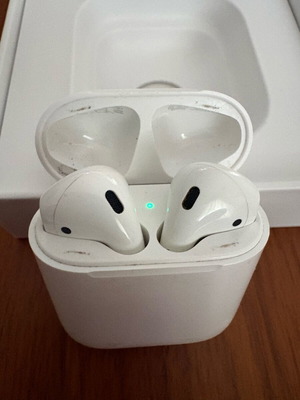 AirPods 2 used with case and protective cover, right mic not working