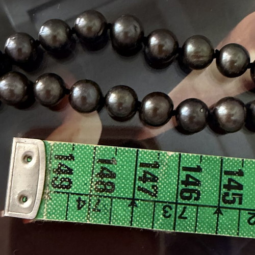 Vintage Italian Long Pearl Necklace like new