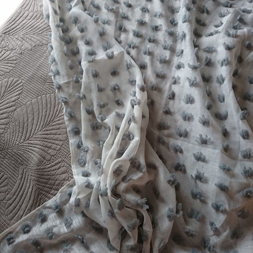 Curtains transparent, like new, two panels with rings 1.40×2.50