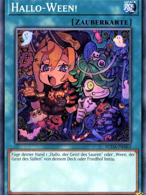 Hallo-Ween! Spell Card SUDA-EN063