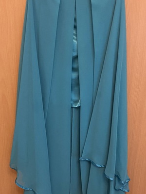 Φούστα maxi πράσινο σμαραγδί μεταχειρισμένη, small, σε άριστη κατάσταση