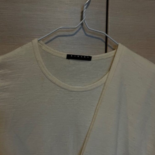 Sisley long-sleeve blouse white new, size small