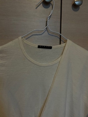 Sisley long-sleeve blouse white new, size small