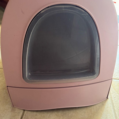 Pet equipment new with litter boxes, dish, nail clippers and stand