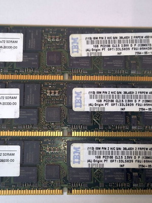 Ram Infineon 3GB PC2100 DDR μεταχειρισμένο για server