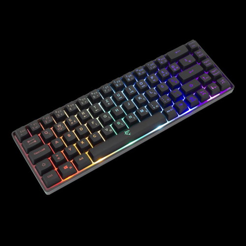 White Shark gaming keyboard 60% membrane with RGB lighting English US new