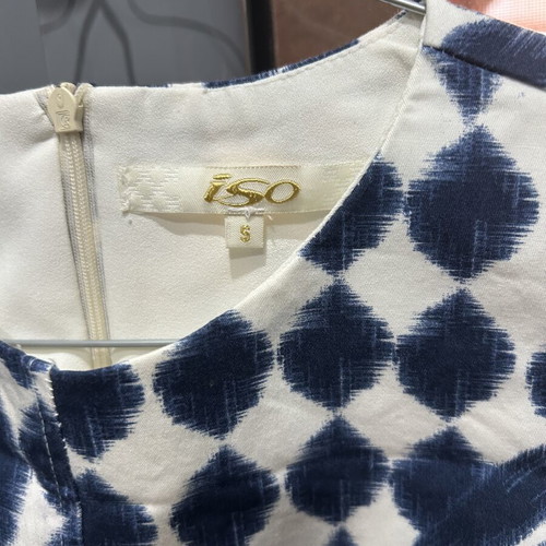 Iso blue wide dress like new, size S