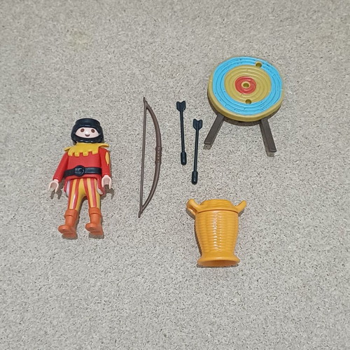 Playmobil Sagittarius figure used, set with bow and target