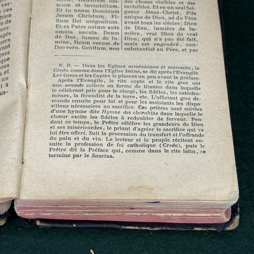 French religious book used, Alexandria 1932, pocket size