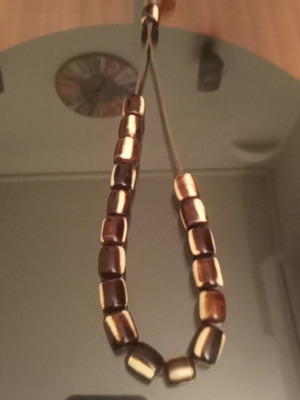 Handmade worry beads with 17 beads