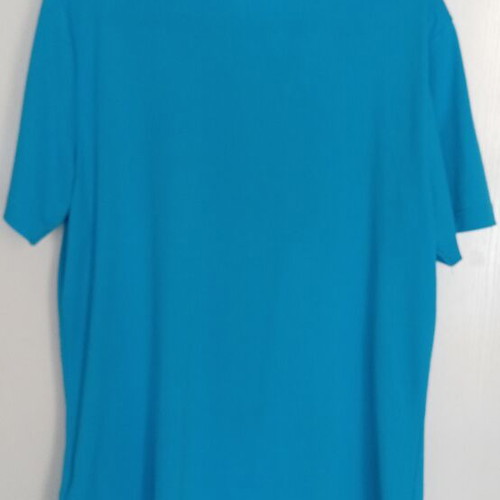 The North Face polo shirt like new, medium, blue