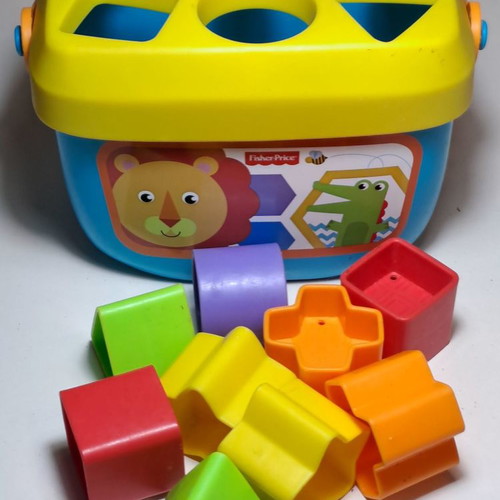 Fisher Price shape sorter cube used