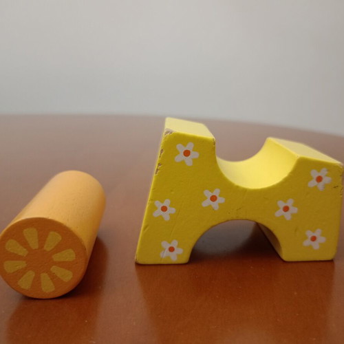 Wonderworld Tower Block wooden educational toy used