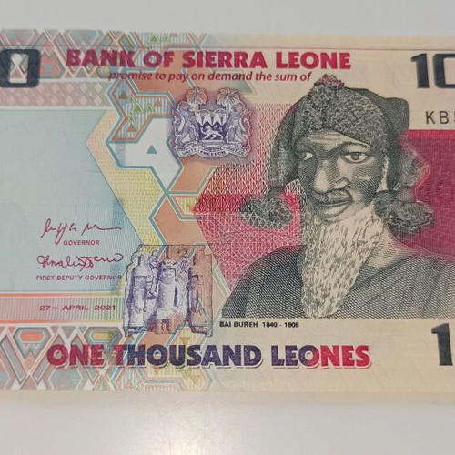 Sierra Leone 1000 Leones 2021 banknote new
