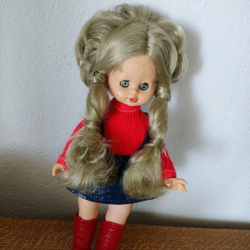 Kehagia doll Fani used, height 33cm, with one open eye