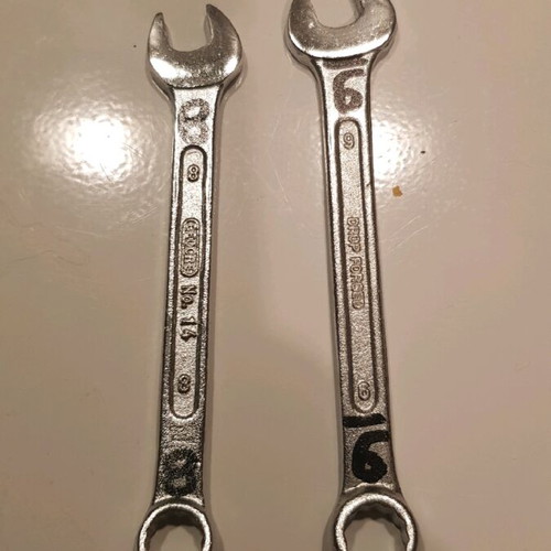 German ring spanner set Large used