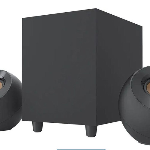 Creative Pebble Plus computer speakers with subwoofer, black