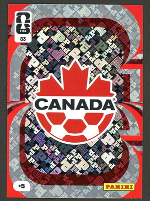 2026 Panini World Cup Adrenalyn XL Team Badge Canada σαν καινούργιο