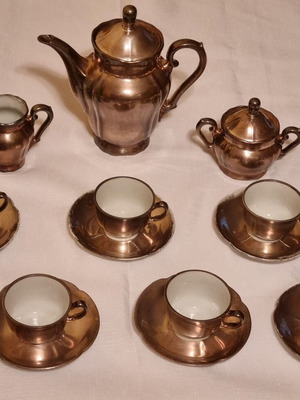 Vintage Bavaria coffee and tea serving set, 15 pieces
