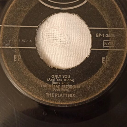 The Platters Mercury EP used, 45 RPM vinyl record, Made in Sweden