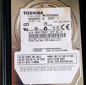 Hdd Toshiba MK3252GSX 320Gb 2.5inch