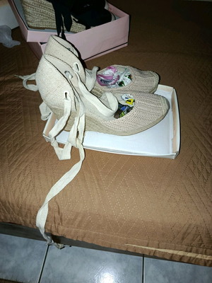Beige Summer Platform