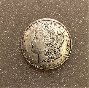 Morgan dollar 1921 - Παλιό ασημένιο νομισμα των ΗΠΑ