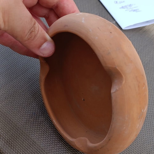 Vintage ceramic ashtray 1980s, 13.5 cm diameter