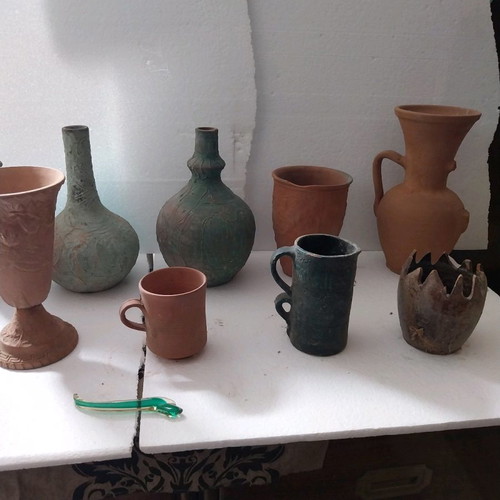 Ceramics used from Alexandroupolis and Eastern Thrace, pack of 11, 1950s-1960s