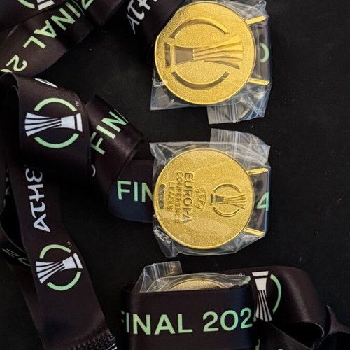 Conference League 2024 replica medals, pack of 3, new