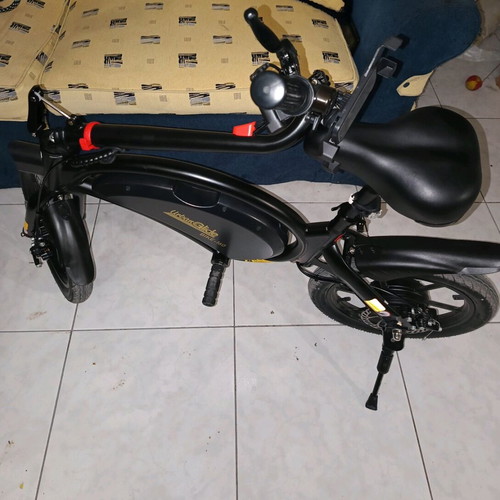 Electric bike 16" black with foldable handlebar new