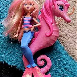 Barbie in a mermaid tail μικρή κούκλα με ιππόκαμπο (Μπάρμπι η ιστορία μιας γοργόνας)