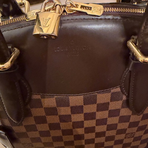 Louis Vuitton Verona mm τσάντα ώμου σαν καινούργιο, καφέ
