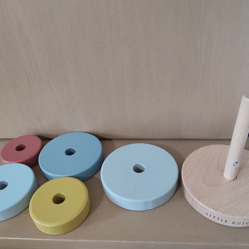 Little Dutch wooden stacking rings like new