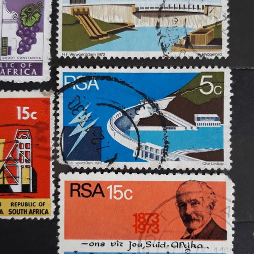 South Africa συλλογή γραμματοσήμων 1961-1973 σαν καινούργια (7 τεμάχια)