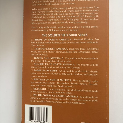 Trees of North America A Guide to Field Identification book like new