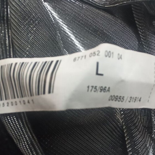 Stradivarius women's blouse silver like new with transparency size L