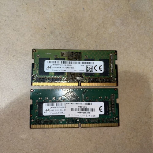 Micron Laptop DDR4 RAM 12GB like new, 4GB + 8GB SO-DIMM