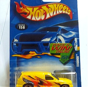 2001 Hot Wheels Fandago καινούργιο σε μεγάλη καρτέλα αυτοκινητάκι.
