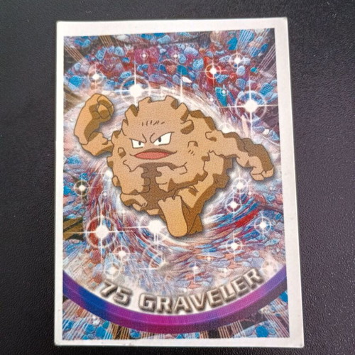 Pokemon стикер № 75 Graveler като нов
