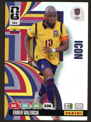2026 Panini World Cup Adrenalyn XL #144 Valencia Icons σαν καινούργιο πακέτο