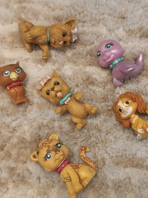 Various animal figures used, all together