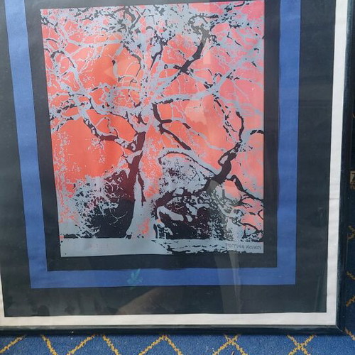 Reggina Koukou artwork rare silk screen print