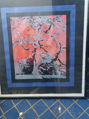 Reggina Koukou artwork rare silk screen print